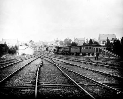 Geelong railway yards and tunnel