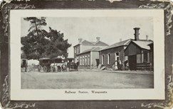 Wangaratta Railway Station, circa 1920