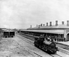 Bendigo Railway Station, circa 1880