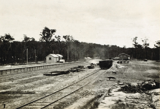 Morwell Brown Coal Railway, 1921. Yallourn Railway Station