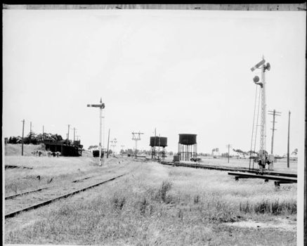 Cressy Railway Station yard