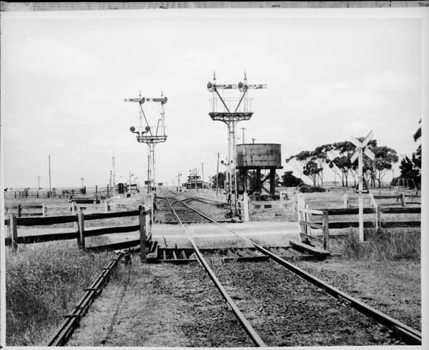 Cressy Railway Station yard