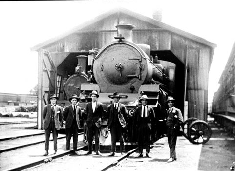 Wodonga locomotive sheds, 14 December 1972