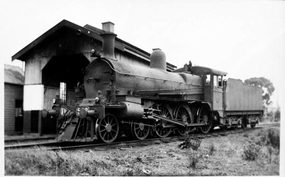 Steam locomotive, Colac engine shed