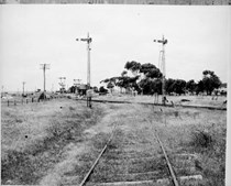 Station yard and remains of Newtown line, Cressy