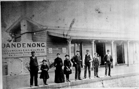 Dandenong Railway Station, pre-1899