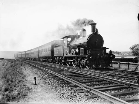 AA class steam locomotive no. 544, the Sydney Express, circa 1900