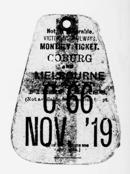 Monthly ticket, Coburg and Melbourne, November 1919