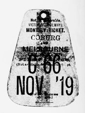 Monthly ticket, Coburg and Melbourne, November 1919