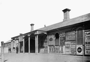 Flinders Street Station, 1864