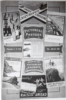 Pictorial posters issued by Victorian Railways Commissioners, 1928-29