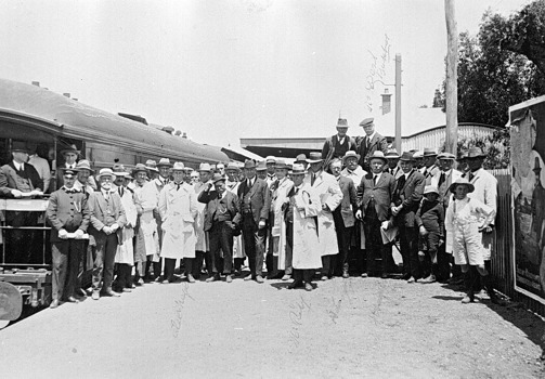 Better Farming Train visit, Rainbow, 1925