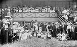 Opening of rail line to racecourse, Burrumbeet, circa 1904