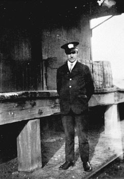 Station master, Minyip Railway Station, circa 1935