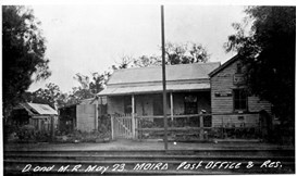 Post office and residence, Moira, 1923