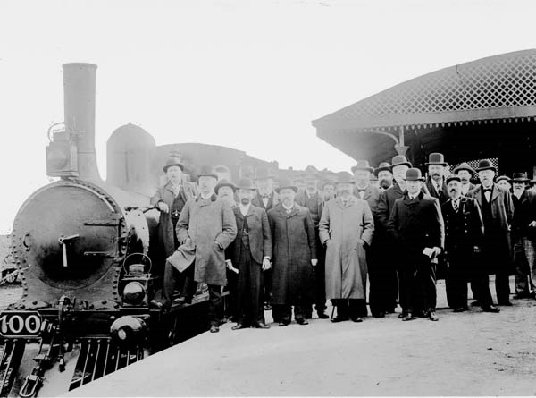 Railway Commissioners' inspection train, circa 1900