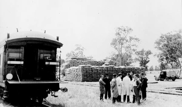 Commissioner Harold Clapp during country inspection