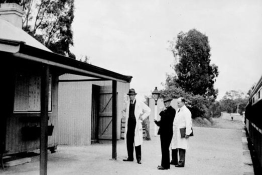 Commissioner Harold Clapp during country inspection