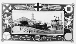 Steam locomotive shed, Ballarat, 1906