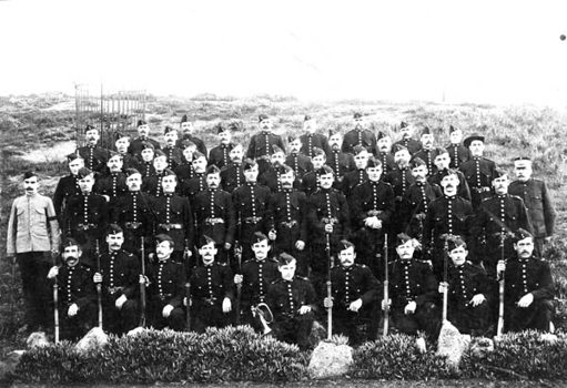 Victorian Railways volunteers, circa 1900