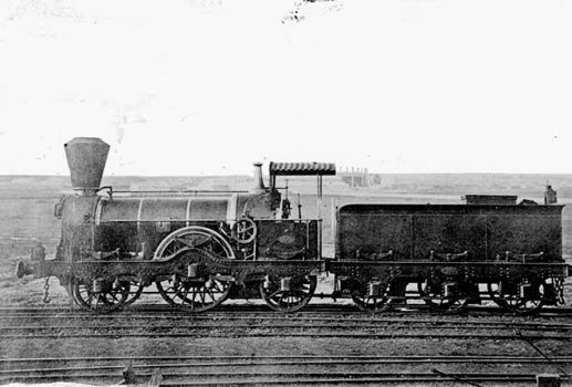 J class steam locomotive no. 10, Spencer Street