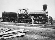 P class locomotive no. 7, circa 1865