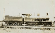 Steam locomotive with number 39 handwritten on coal bunker, circa 1910