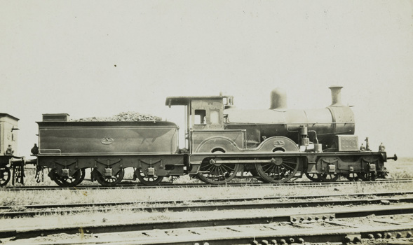 Steam locomotive, circa 1920
