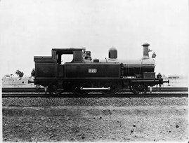 Suburban passenger E class 2-4-2 steam locomotive no. 512, 1894