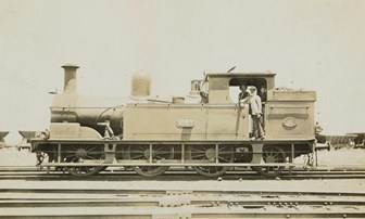 Steam locomotive no. 494, circa 1910