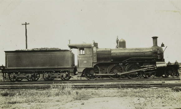 Steam locomotive, circa 1920