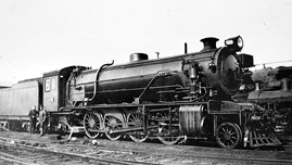 2C class goods locomotive, Bendigo, circa 1925