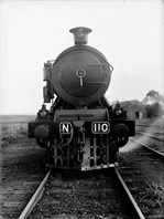 N class steam locomotive no. 110
