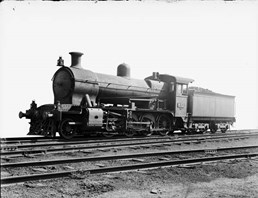 K class steam locomotive no. 107