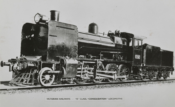 K class consolidation steam locomotive no. 152, post-1910