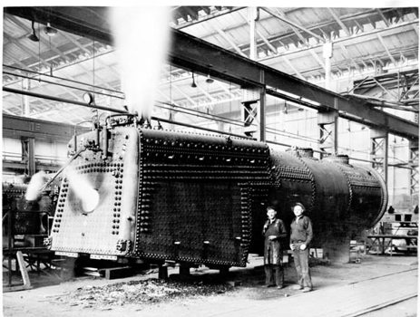 Boiler shop, Newport workshop