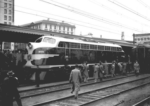 Diesel electric locomotive, Spencer Street Station