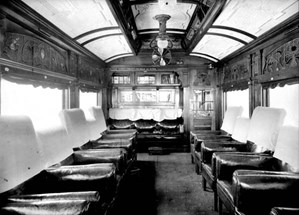 Parlour carriage interior
