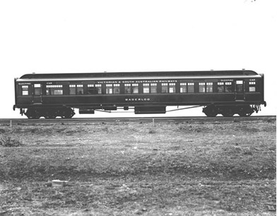 Baderloo sleeping carriage, circa 1919