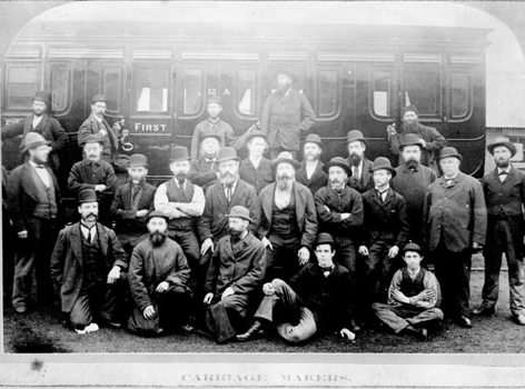 Carriage makers, Williamstown Workshops, 1883