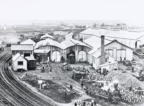 Williamstown Railway Workshops, circa 1860s