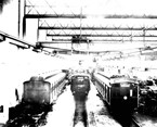 Tait carriages, Jolimont Railway Workshops interior, circa 1918