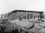 Construction of Jolimont running sheds, 3 June 1914