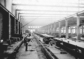 Interior of Jolimont running sheds, 30 April 1915