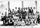 Staff, Bendigo rail workshops, April 1917