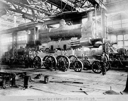 Interior, Bendigo rail workshops