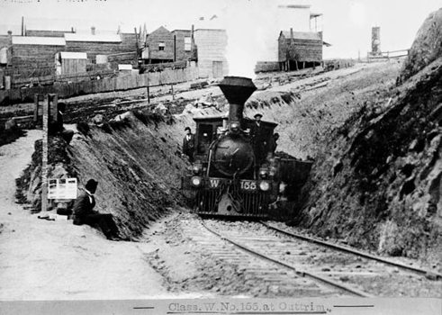 W class steam locomotive no. 155, Outtrim
