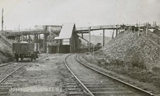 Coal loading siding, South Gippsland, circa 1910