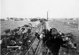 Rail accident at Serviceton, September 1951