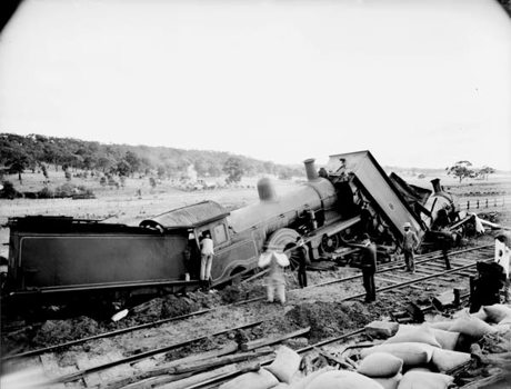 Accident resulting from brake failure, Beaufort, 5 February 1910